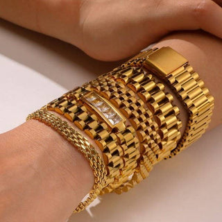 Stainless Steel Watch Chain Bracelet | 40B5241: C
